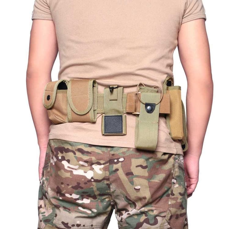 130cm Security Duty Outdoor Multifunctional Waist Pack(Khaki) - Immagine 1