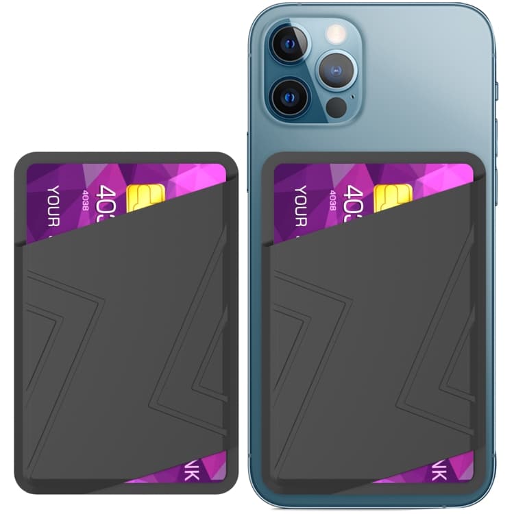AhaStyle PT133-C Silicone Adhesive Card Case(Black) - Immagine 1