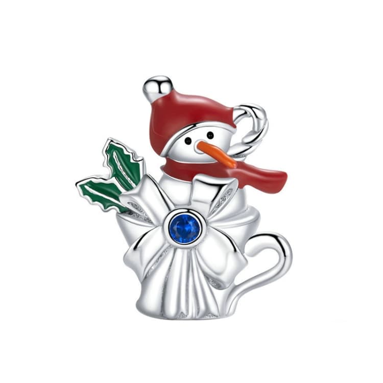 BSC373 Christmas 925 Silver Bead DIY Bead Accessories - Immagine 1