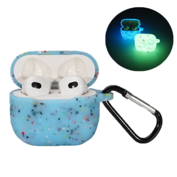 Custodia in silicone per auricolari Bluetooth AirPods 1/2 (Blu luminoso) - Immagine 1