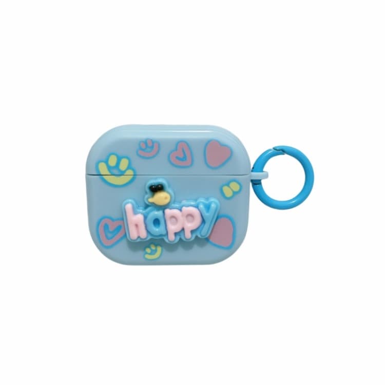 Custodia in PC con texture 3D Fresh per AirPods 3 (Blu) - Immagine 1
