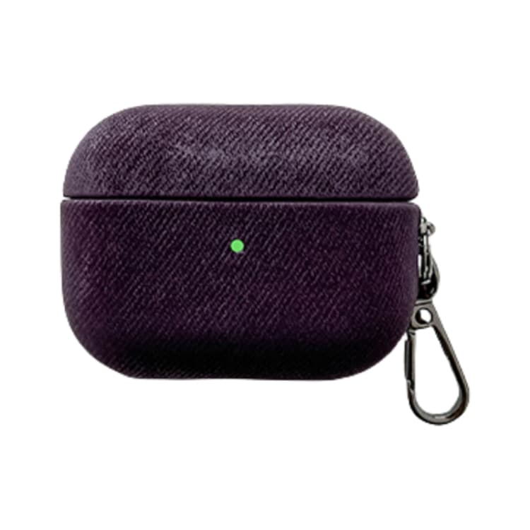 Custodia protettiva in pelle scamosciata per AirPods 3 (viola) - Immagine 1
