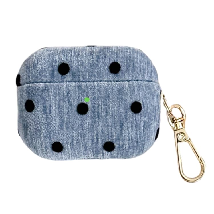 Custodia antiurto in velluto + PC per AirPods 4 (Blu) - Immagine 1