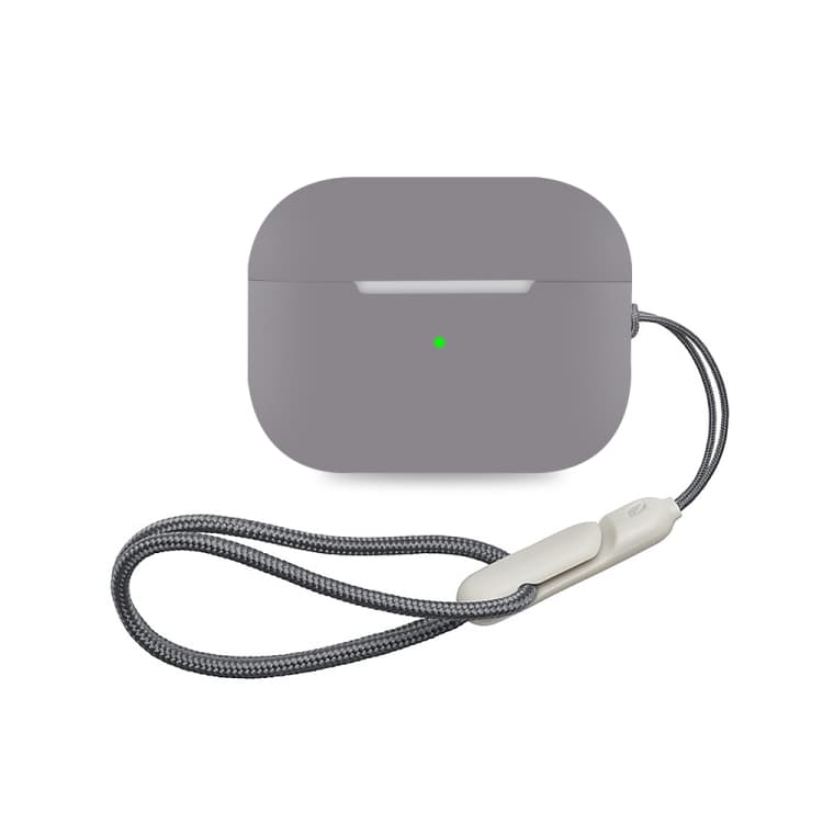 Custodia protettiva in silicone per auricolari AirPods Pro 2 (Grigio) - Immagine 1
