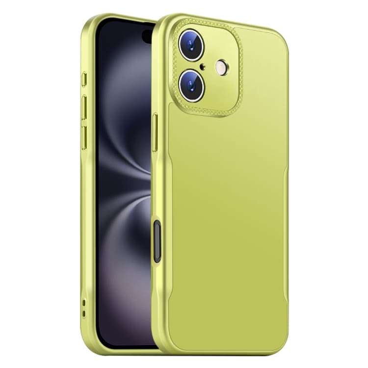 For iPhone 16 Blade Slim AG Matte Shockproof Phone Case(Green) - Immagine 1