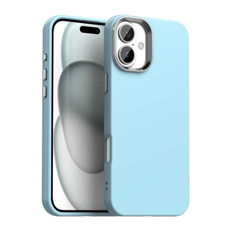 For iPhone 16 Colorful Series Shockproof Phone Case(Blue) - Immagine 1