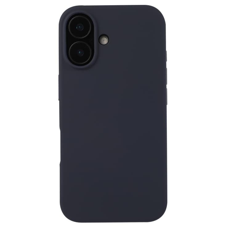 For iPhone 16 Liquid Silicone Phone Case(Midnight Blue) - Immagine 1