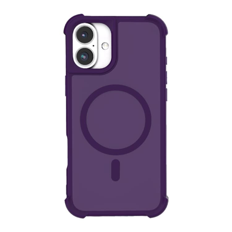 For iPhone 16 Skin Feel MagSafe Phone Case(Purple) - Immagine 1