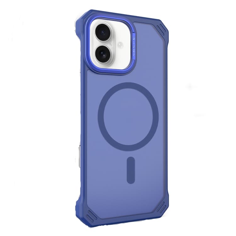 For iPhone 16 Starshield Frameless MagSafe PC Phone Case(Blue) - Immagine 1