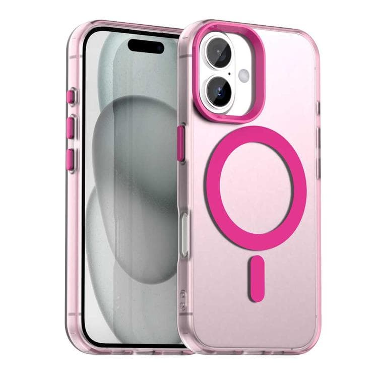 For iPhone 17 Candy Magsafe PC Hybrid TPU Phone Case(Red) - Immagine 1