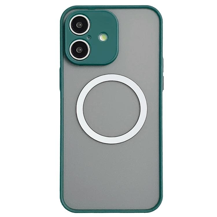 For iPhone 17 Hawkeye Skin Feel MagSafe Phone Case(Dark Green) - Immagine 1