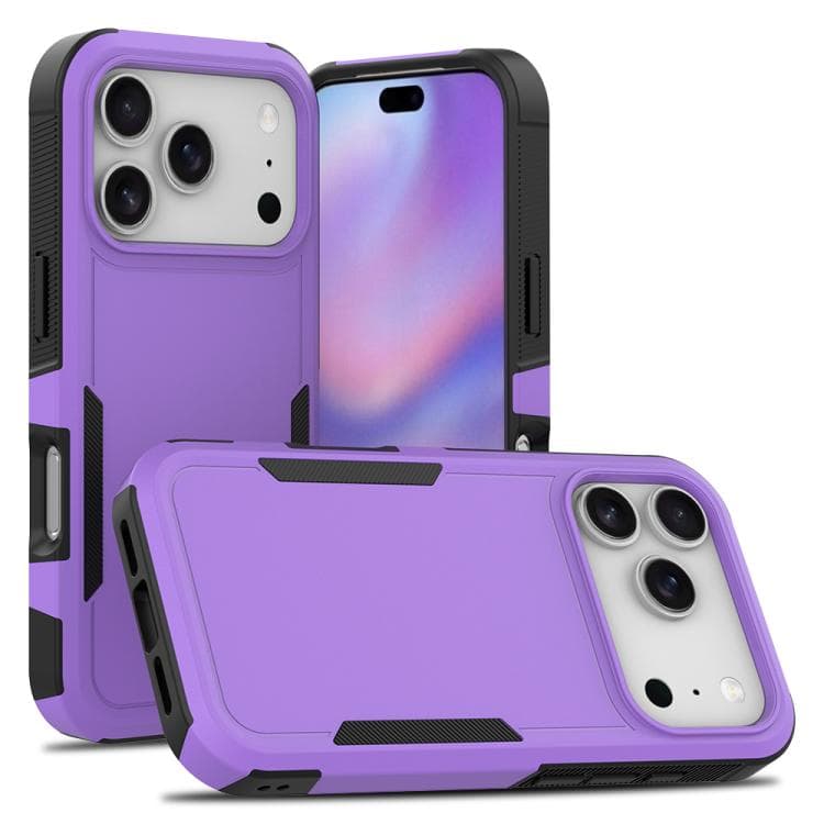 For iPhone 17 Pro 2 in 1 PC + TPU Phone Case(Purple) - Immagine 1