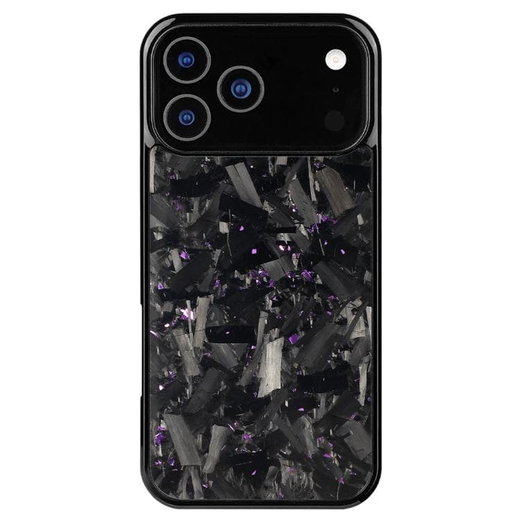For iPhone 17 Pro Carbon Fibre PC + TPU Phone Case(Purple) - Immagine 1
