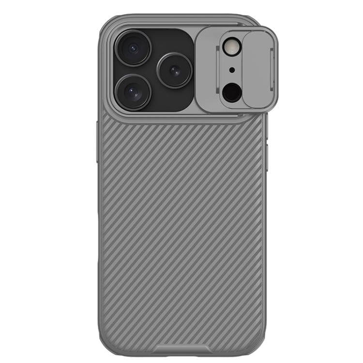 For iPhone 17 Pro NILLKIN CamShield Pro PC Phone Case(Grey) - Immagine 1