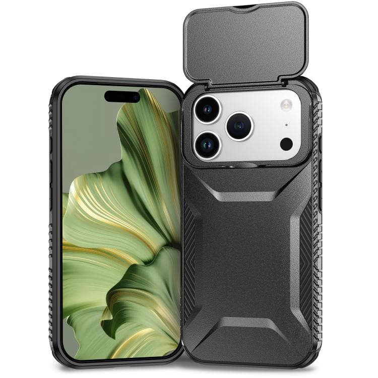For iPhone 17 Pro Sliding Camshield Phone Case(Black) - Immagine 1