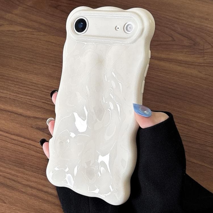 For iPhone Air Cloud-Style TPU Shockroof Phone Case(Milky White) - Immagine 1
