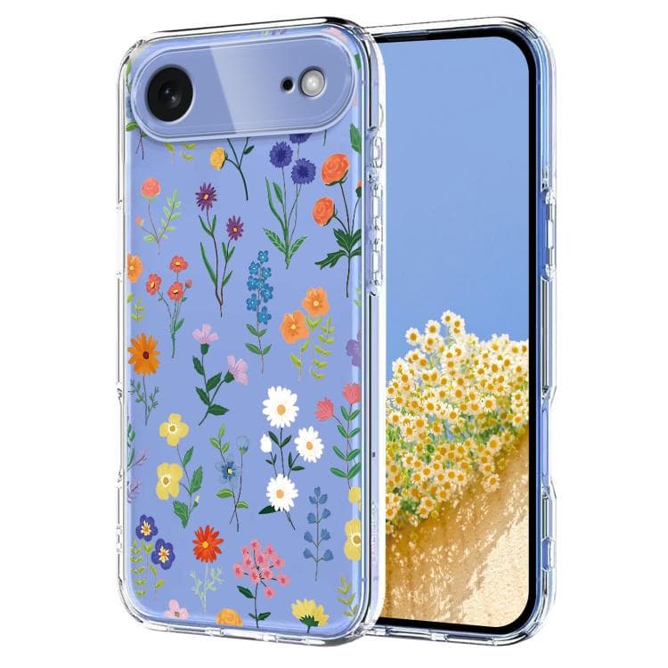 For iPhone Air Flower Pattern Painted TPU Phone Case(Daisy) - Immagine 1