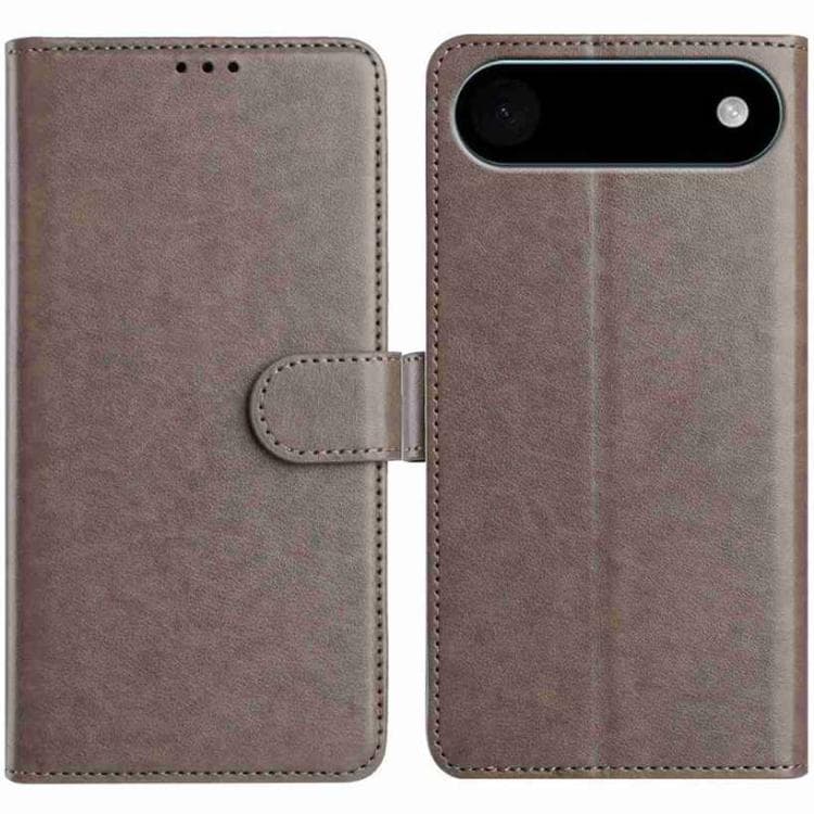 For iPhone Air Lambskin 8-card Slot Leather Phone Case(Grey) - Immagine 1