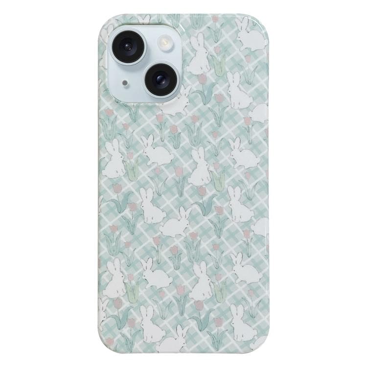 For iPhone Air Painted Pattern PC Phone Case(Tulip Bunny) - Immagine 1