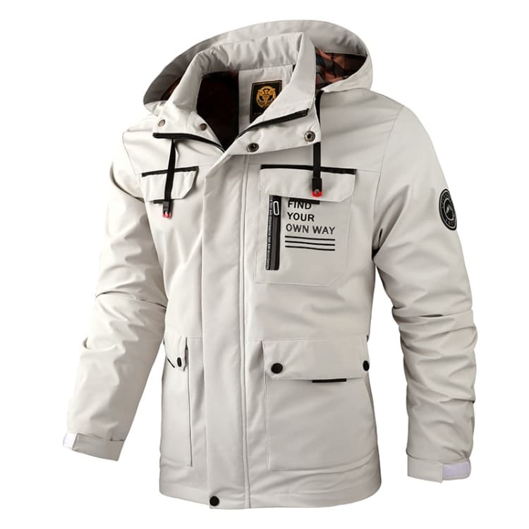 Men Casual Jacket Autumn And Winter Hooded Jacket - Miniatura 5