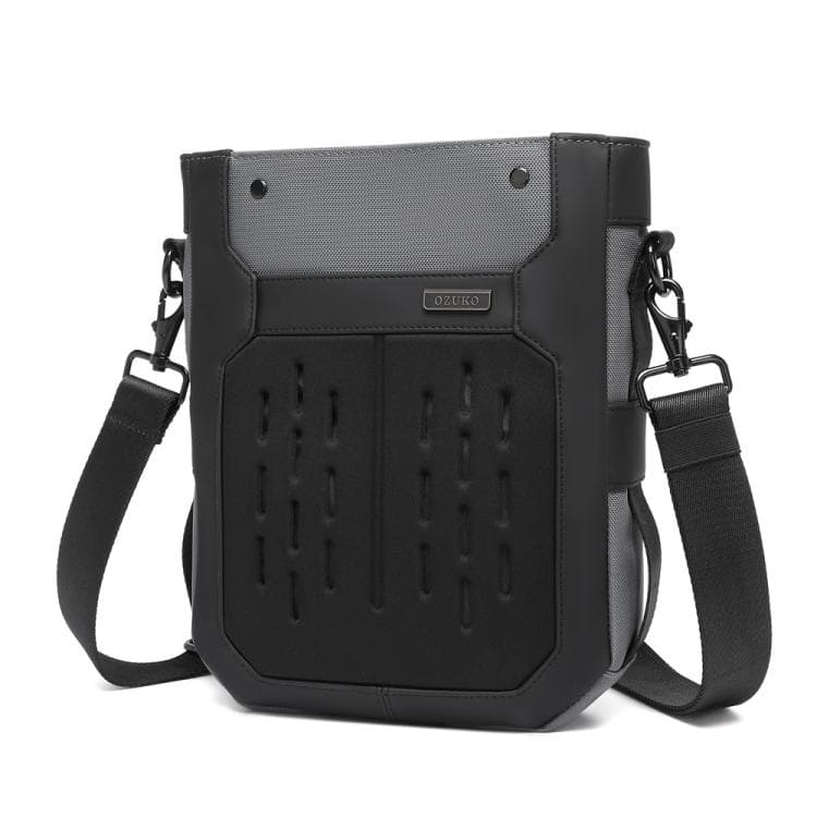 OZUKO Men Waterproof Commuting Crossbody Shoulder Bag(Gray) - Immagine 1