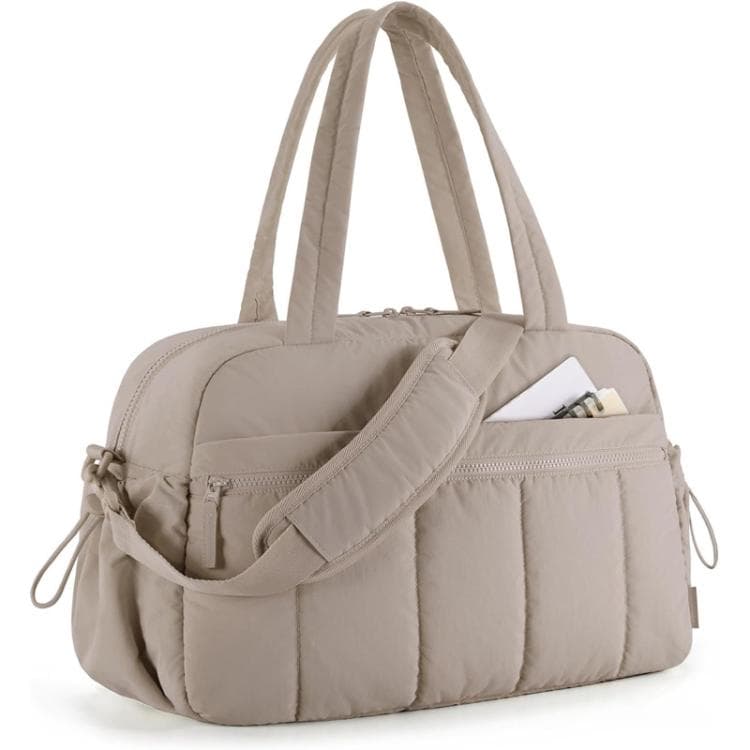Portable Travel Bag With Compartments Gym Wet / Dry Bag(Khaki) - Immagine 1