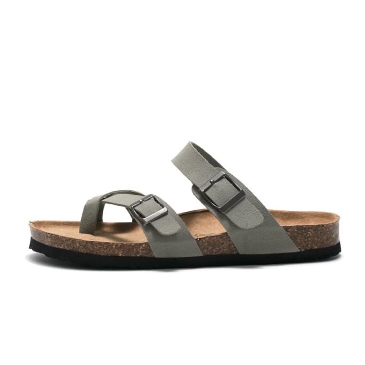 Infradito in sughero Ruizu per coppia, scarpe da spiaggia, ciabatte - Miniatura 3