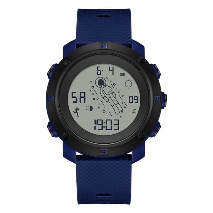 SANDA 2128 Astronaut Waterproof Luminous Electronic Watch(Blue) - Immagine 1