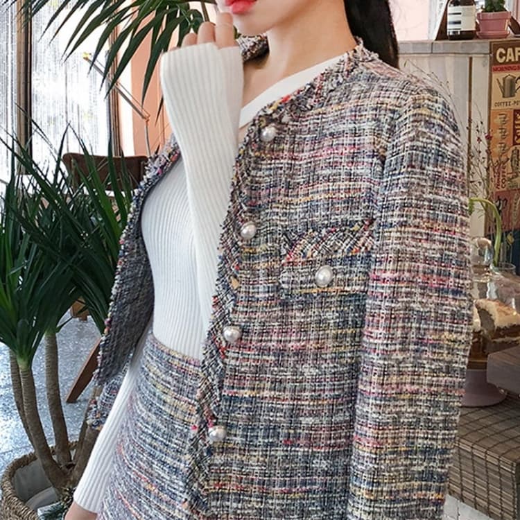 Slim-fit Small Scented Coat - Miniatura 3