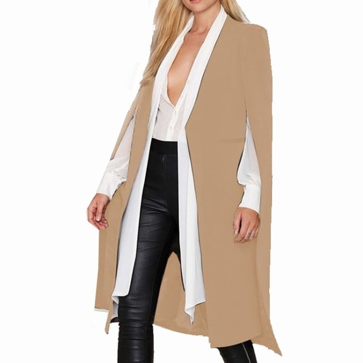 Women Casual Cape Unbuttoned Shawl Coat - Immagine 1