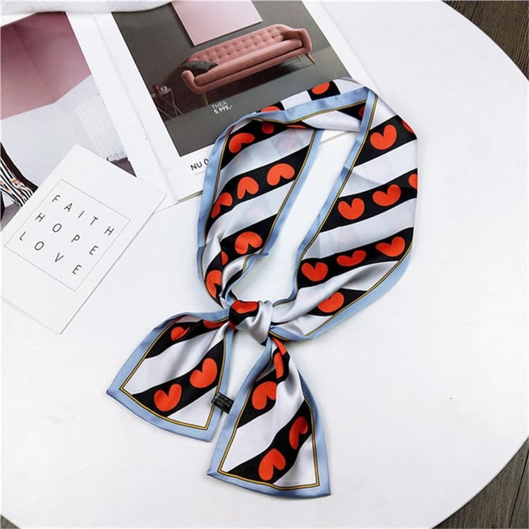 Sciarpa rettangolare double-face da donna - Miniatura 2