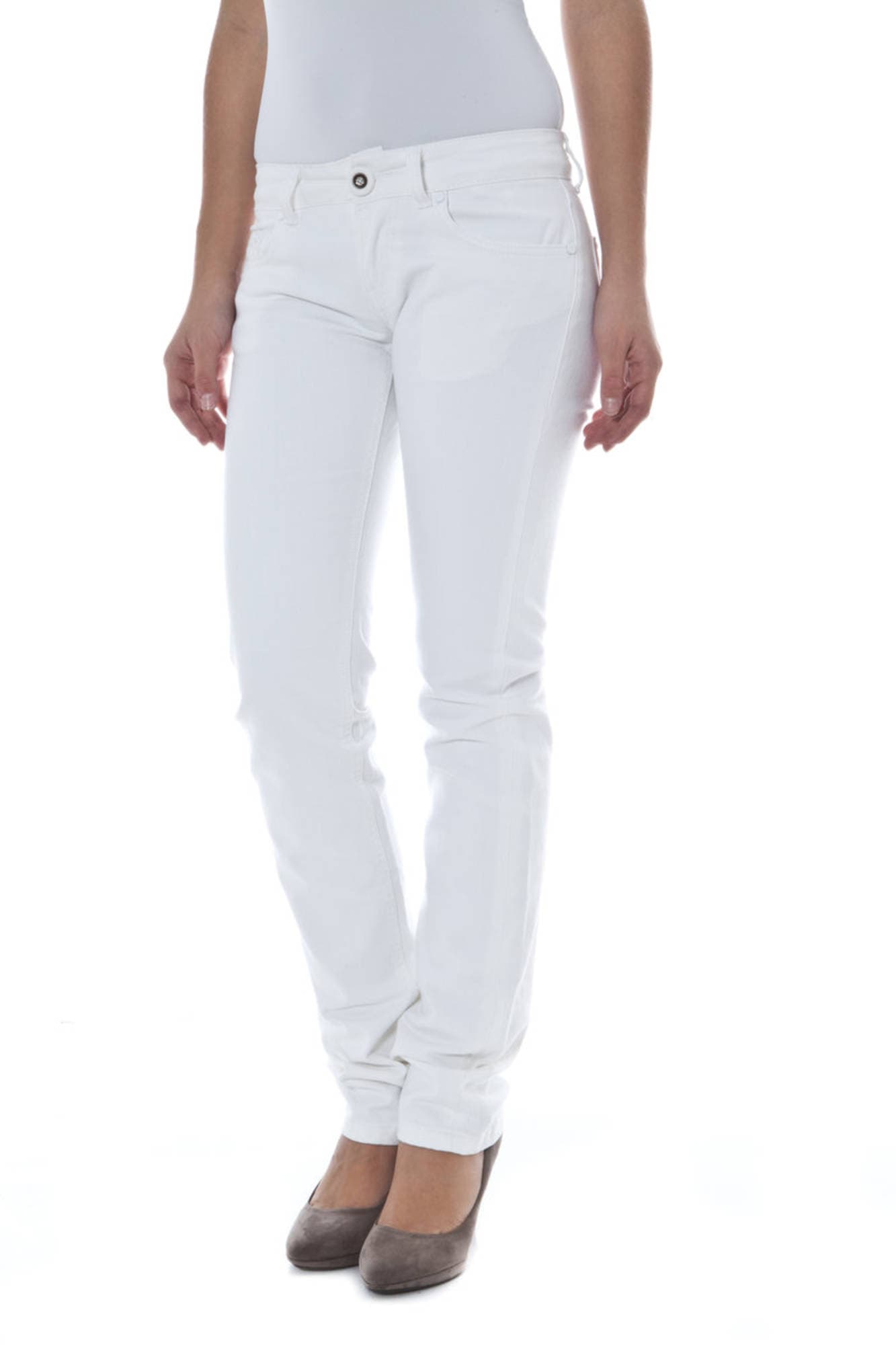 PHARD PANTALONE DONNA BIANCO - Miniatura 3