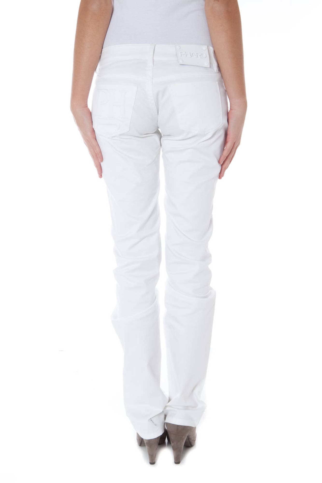 PHARD PANTALONE DONNA BIANCO - Miniatura 2