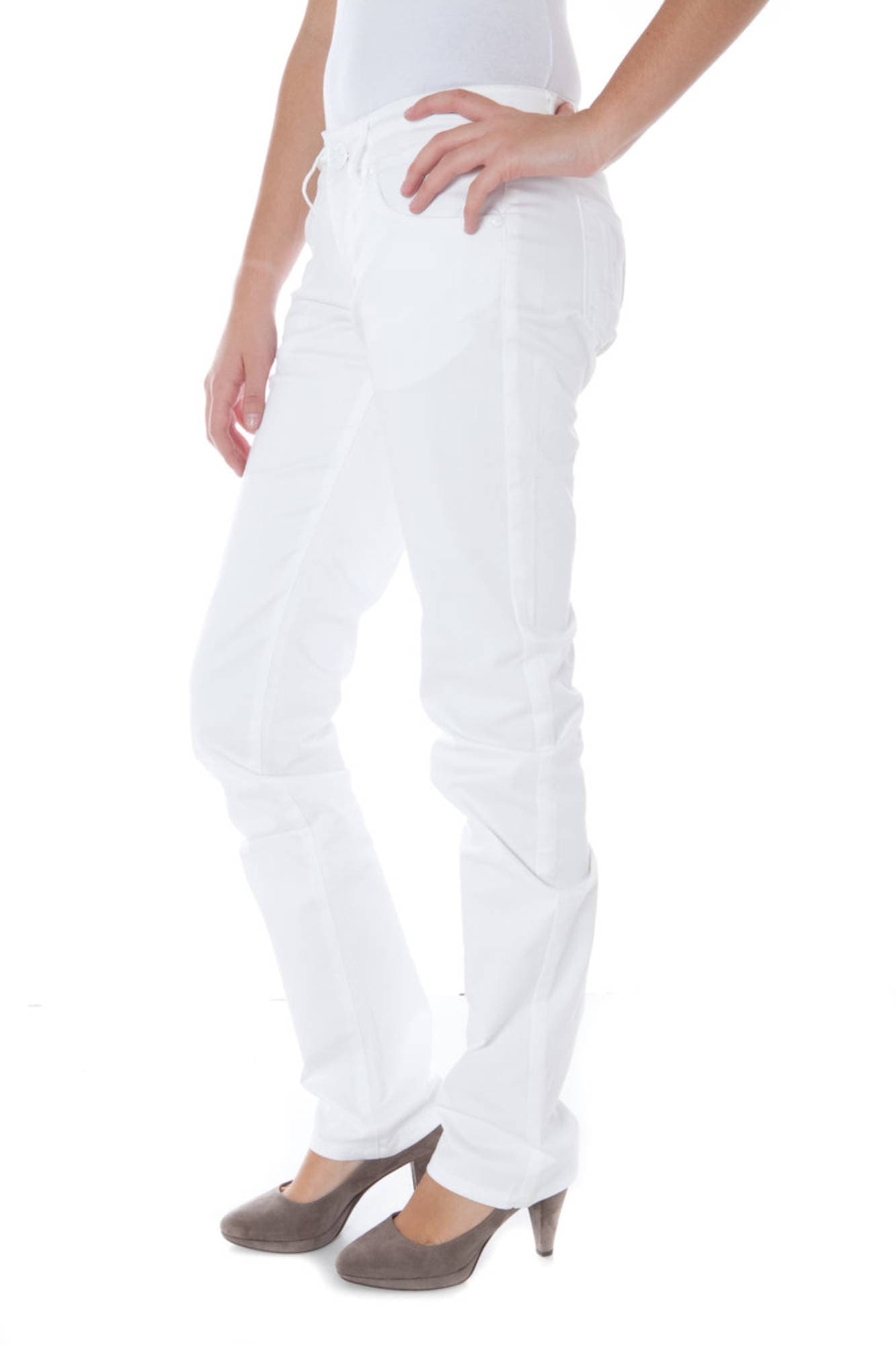 PHARD PANTALONE DONNA BIANCO - Miniatura 3