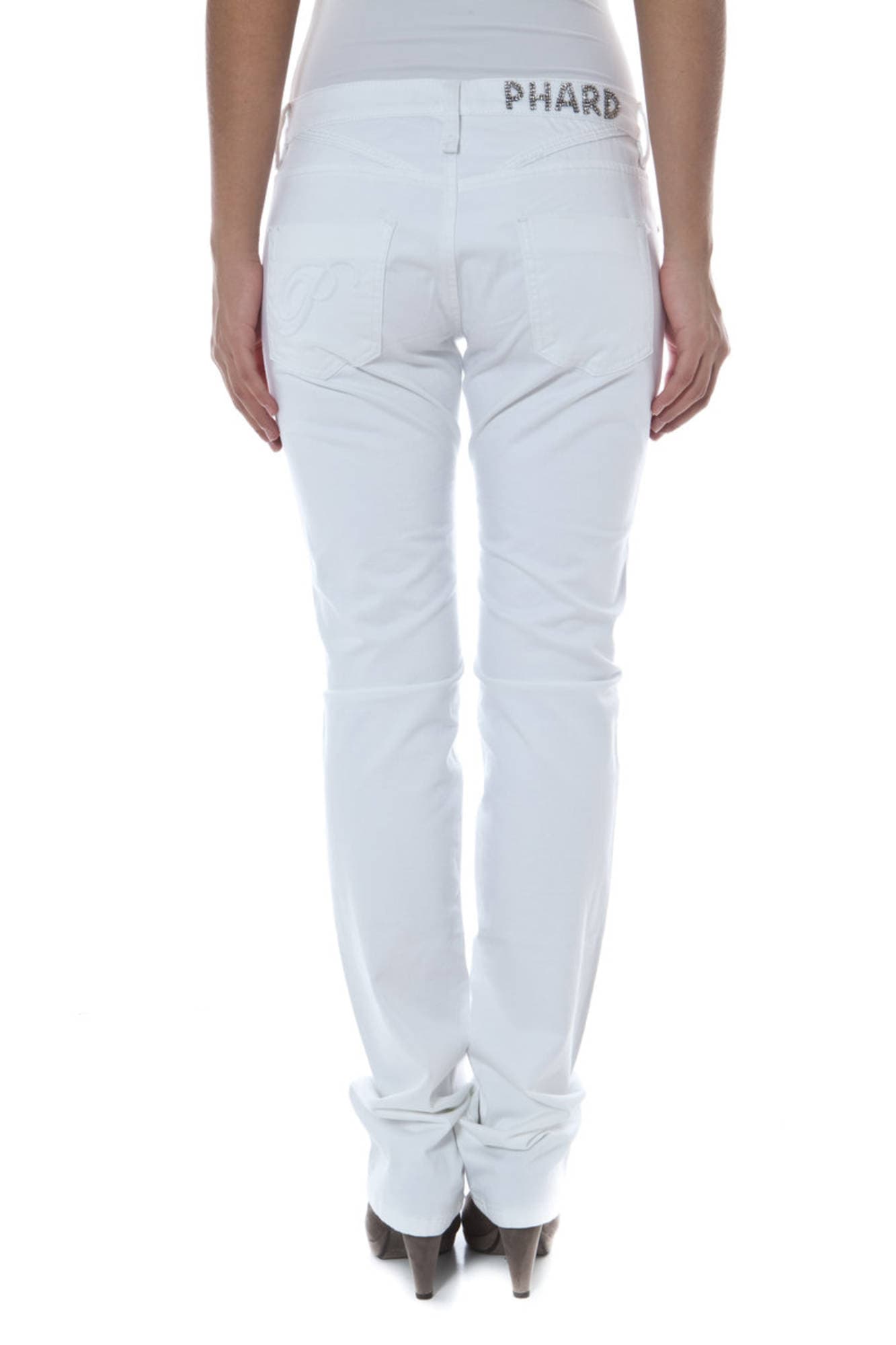 PHARD PANTALONE DONNA BIANCO - Miniatura 2