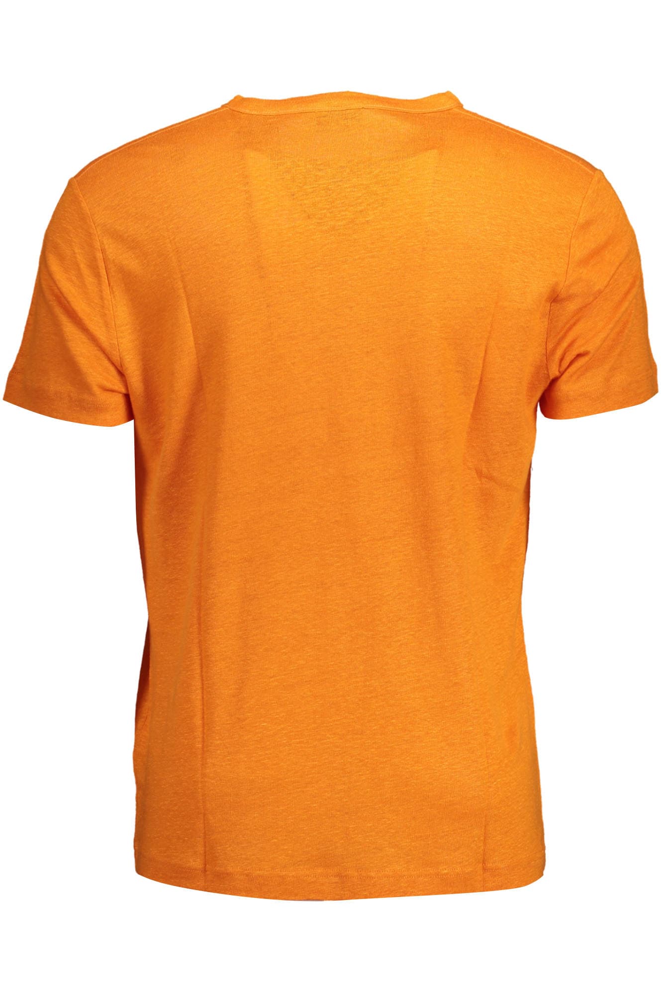 GANT T-SHIRT MANICHE CORTE UOMO ARANCIO - Miniatura 2