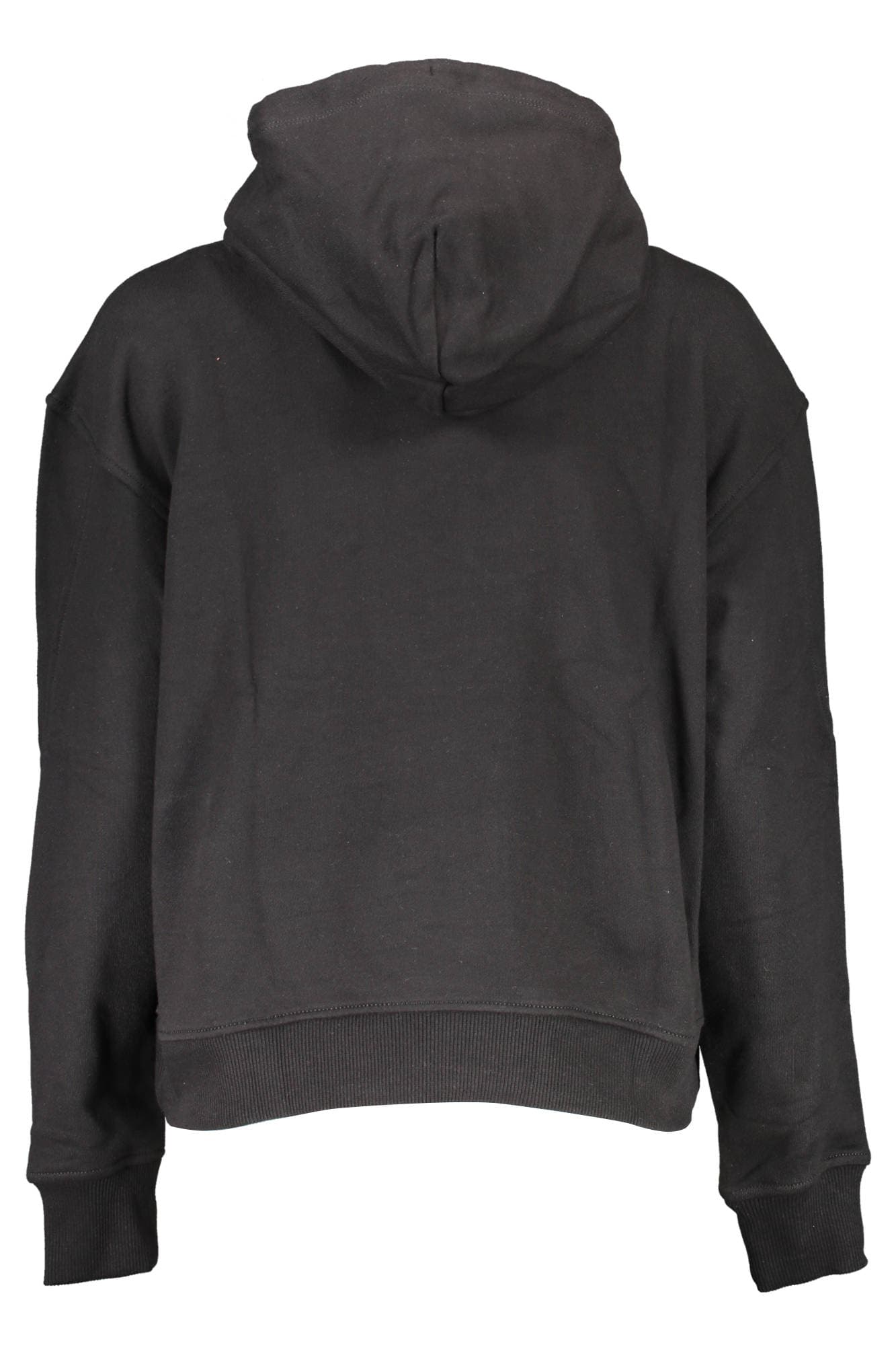 CALVIN KLEIN FELPA SENZA ZIP DONNA NERO - Miniatura 2