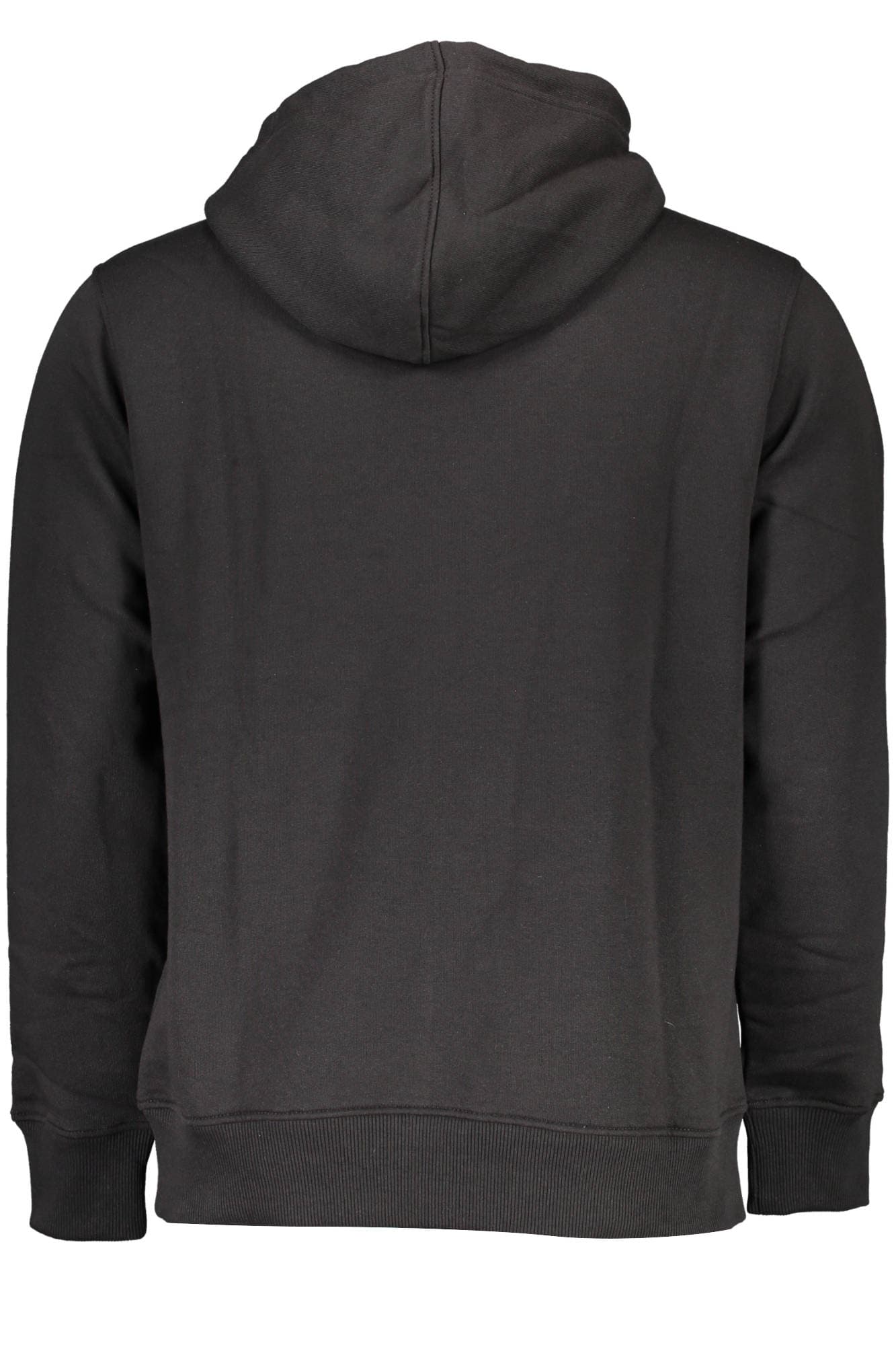 CALVIN KLEIN FELPA SENZA ZIP UOMO NERO - Miniatura 2