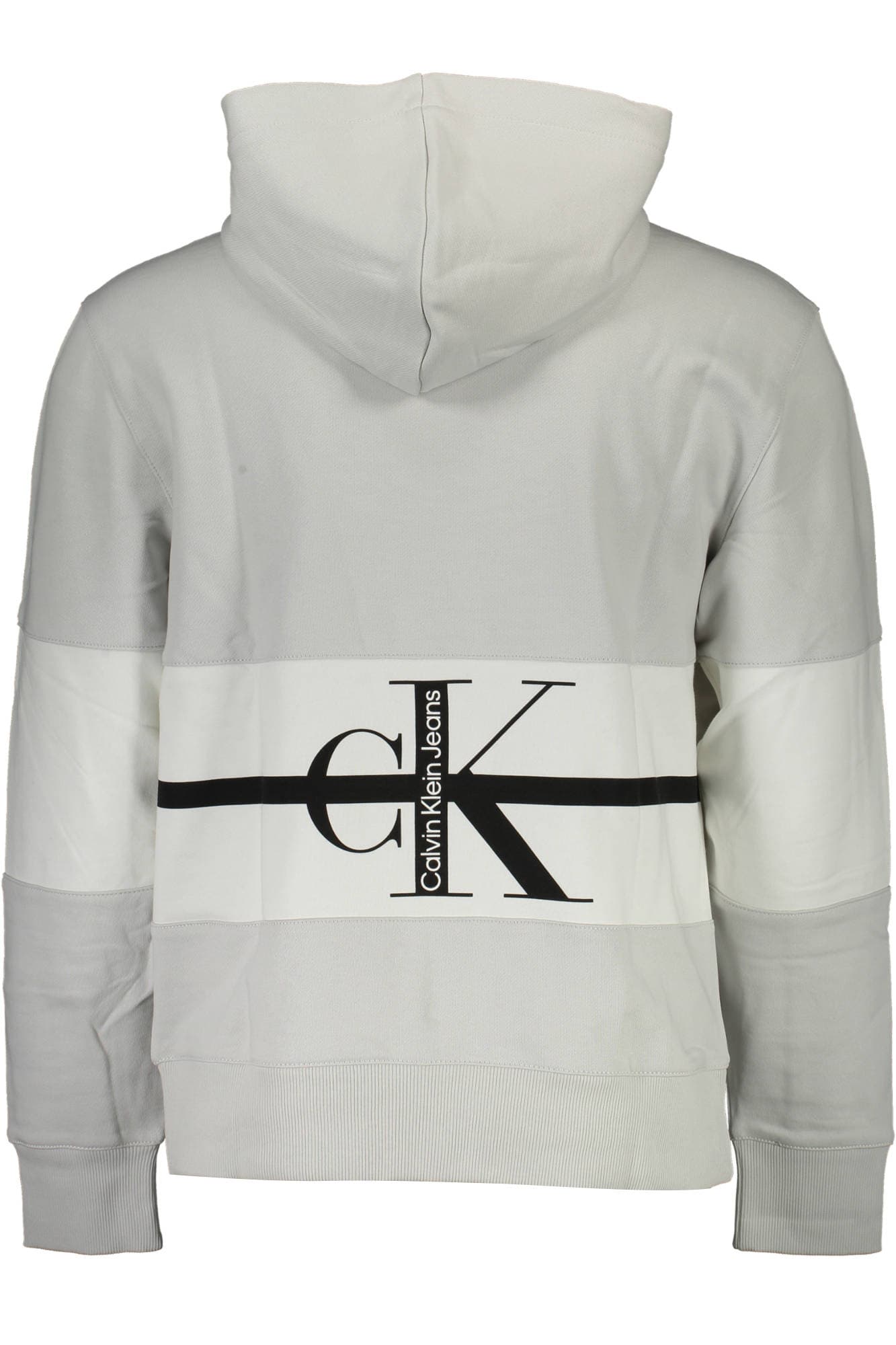 CALVIN KLEIN FELPA SENZA ZIP UOMO GRIGIO - Miniatura 2