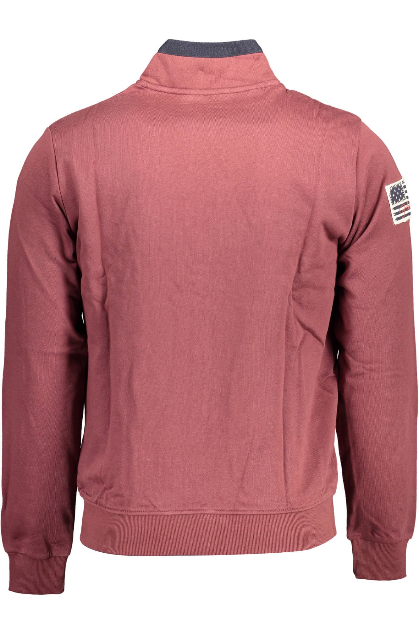 U.S. POLO ASSN. FELPA CON ZIP UOMO VIOLA - Miniatura 2