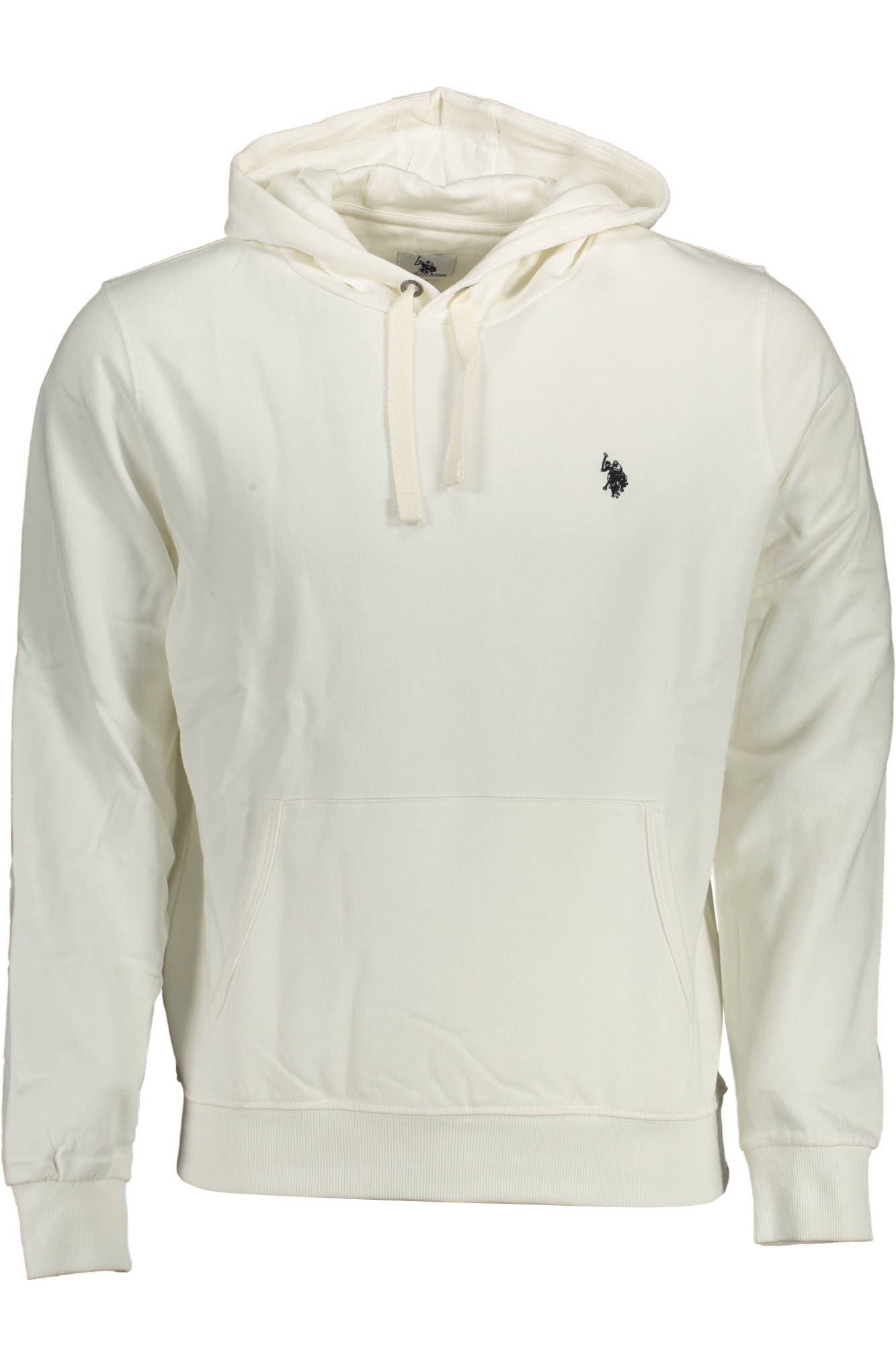 U.S. POLO ASSN. FELPA SENZA ZIP UOMO BIANCO
