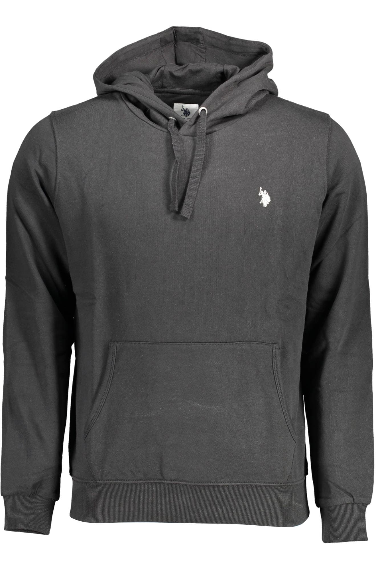 U.S. POLO ASSN. FELPA SENZA ZIP UOMO NERO