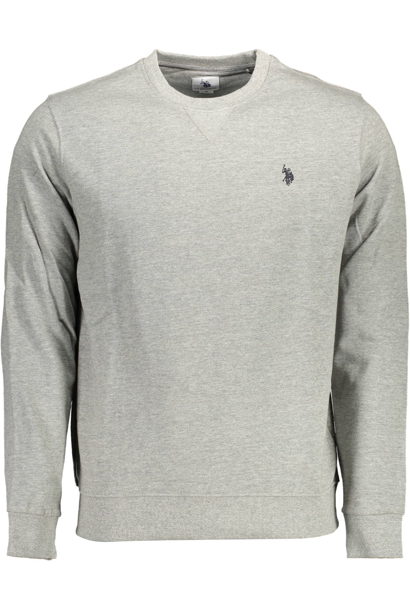U.S. POLO ASSN. FELPA SENZA ZIP UOMO GRIGIO