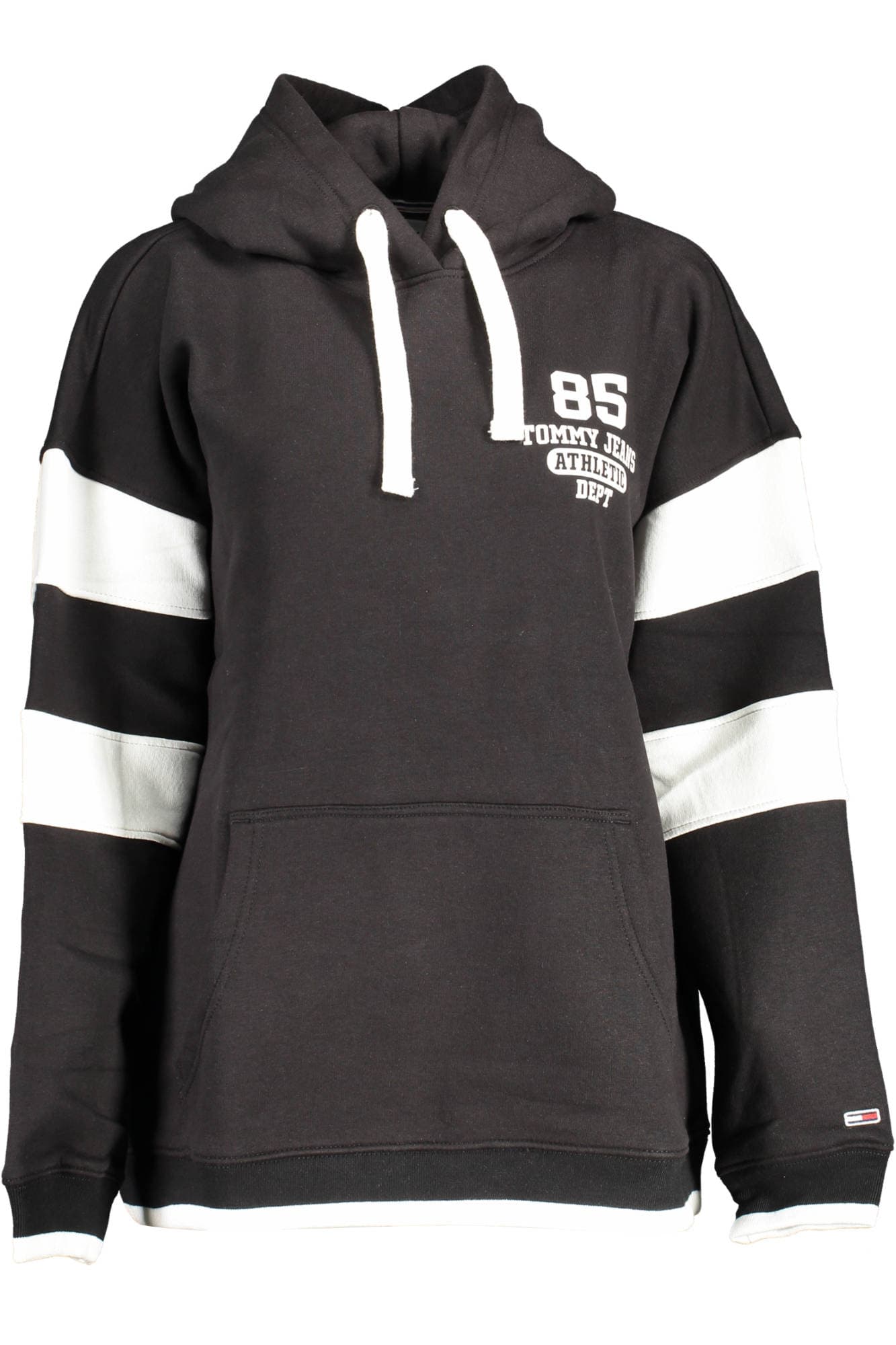 TOMMY HILFIGER FELPA SENZA ZIP DONNA NERO - Immagine principale