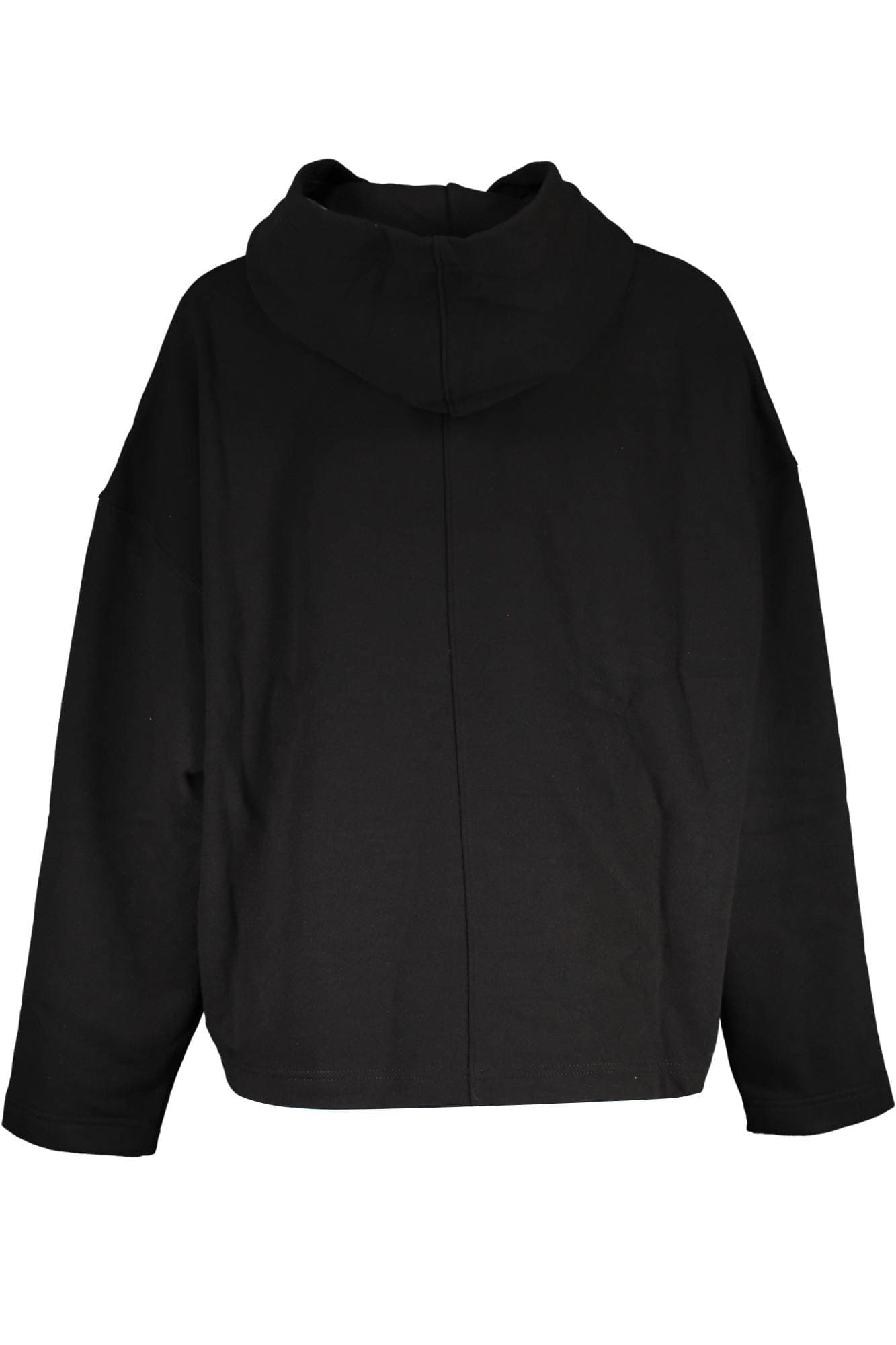 CALVIN KLEIN FELPA SENZA ZIP DONNA NERO - Miniatura 2