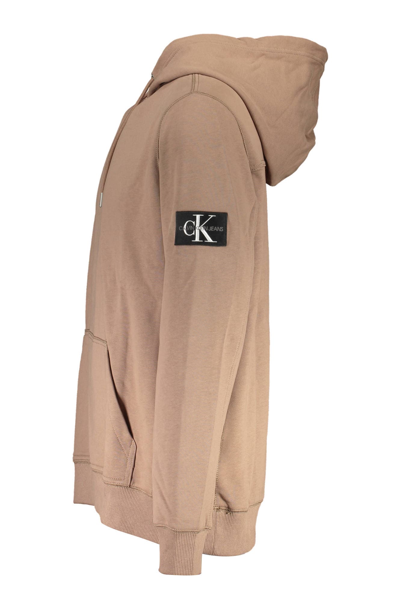 CALVIN KLEIN FELPA SENZA ZIP UOMO MARRONE - Miniatura 3