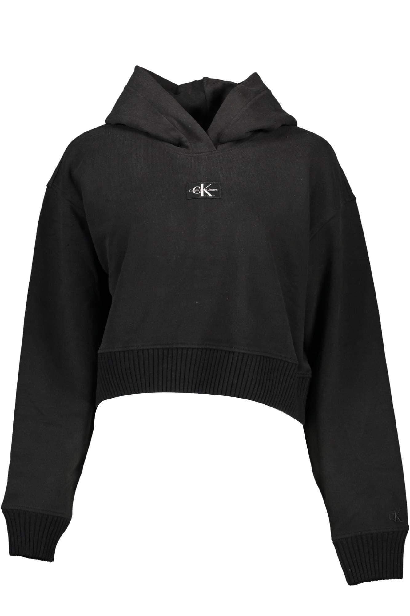 CALVIN KLEIN FELPA SENZA ZIP DONNA NERO - Immagine principale