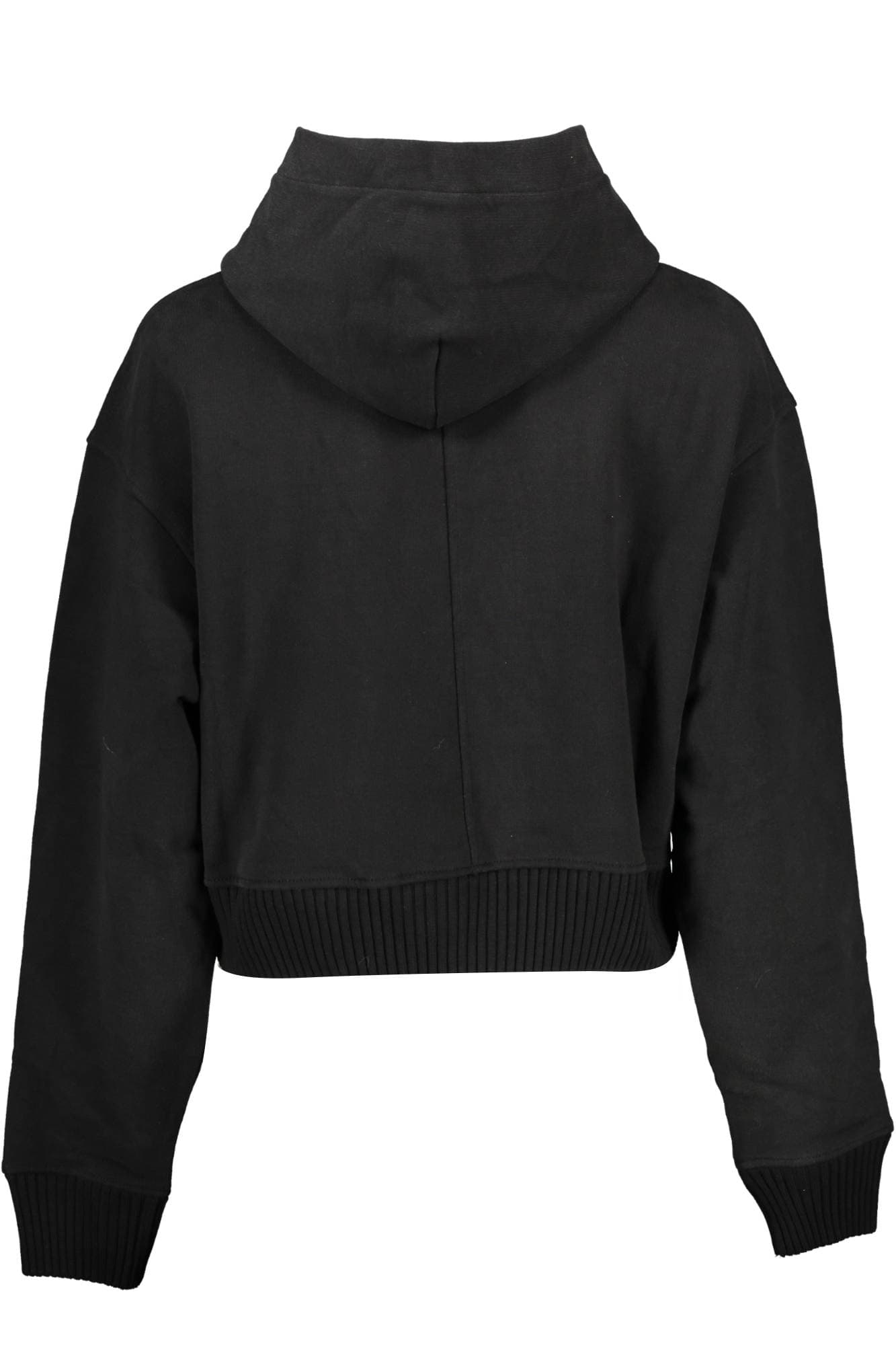 CALVIN KLEIN FELPA SENZA ZIP DONNA NERO - Miniatura 2