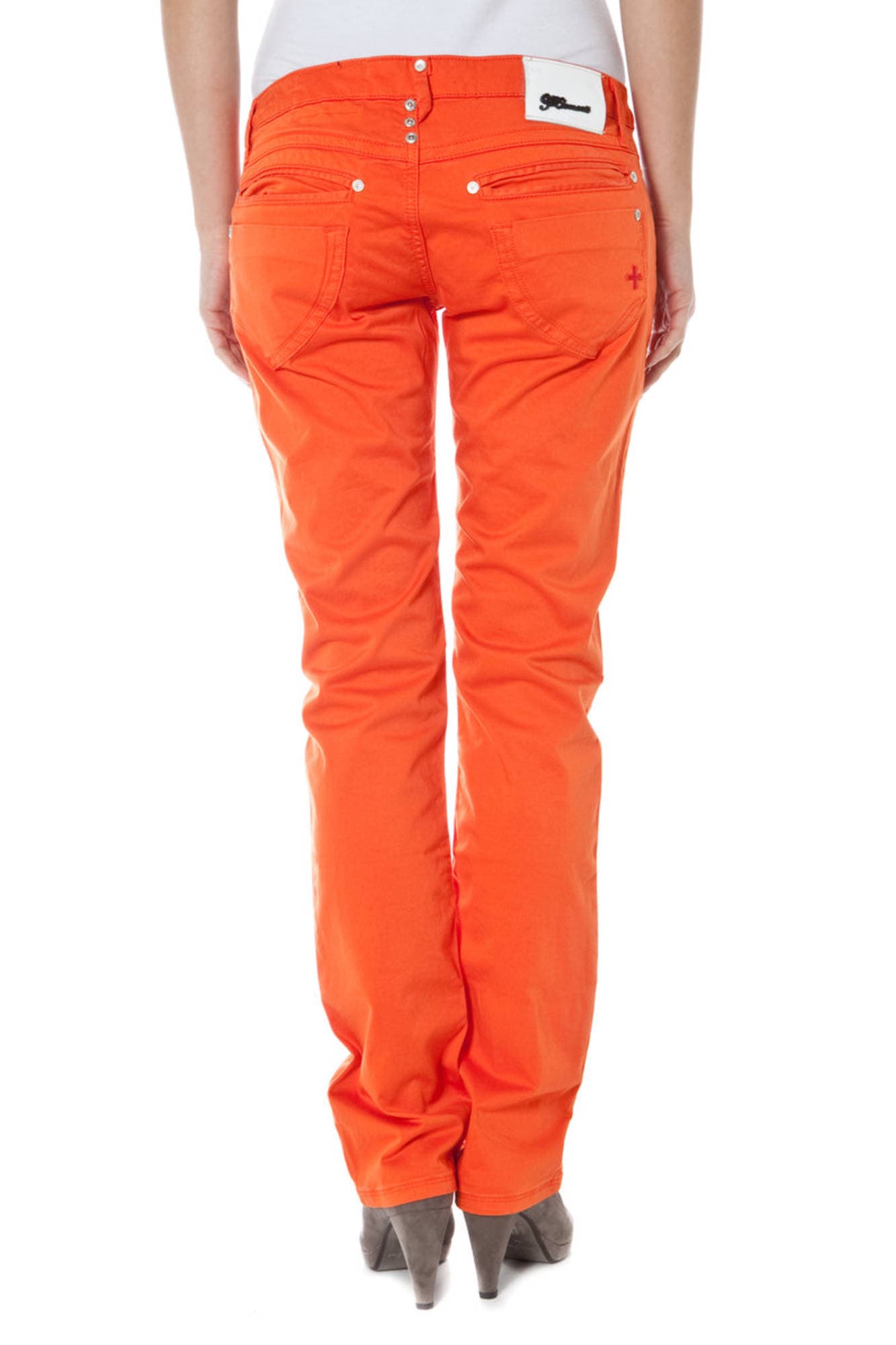 ZUELEMENTS PANTALONE DONNA ARANCIO - Miniatura 2