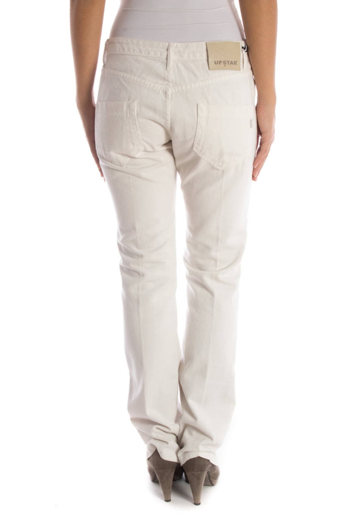 UP STAR PANTALONE DONNA BIANCO - Miniatura 2